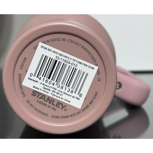 Stanley Quencher H2.0 FlowState Tumbler 40oz, PINK DUSK - Picture 4 of 4